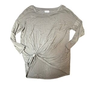 Maurices 24/7 Long Sleeve Tie Front Top Women's‎ Size M